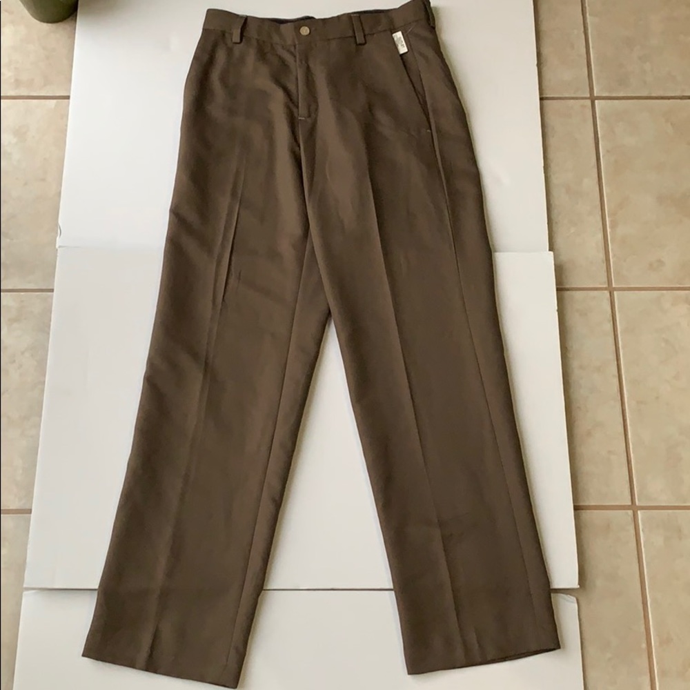 KennethCole Reaction Men’s 30X32 Brown Dress Pants